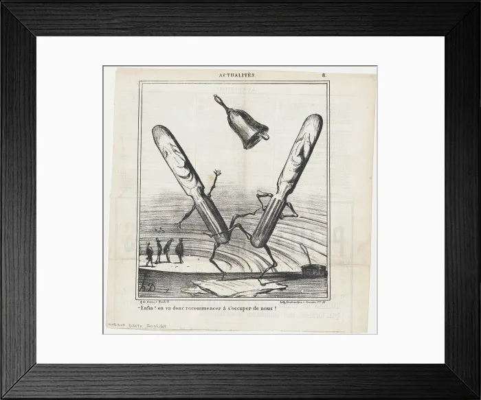 Framed Print : Enfin! On va donc recommencer a s'occuper de nous!, 1869. Creator: Honore Daumier. Enfin! On va donc recommencer a s'occuper de nous!, 1869. Creator: Honore Daumier Framed Print : Enfin! On va donc recommencer a s'occuper de nous!, 1869. Creator: Honore Daumier. Enfin! On va donc recommencer a s'occuper de nous!, 1869. Creator: Honore Daumier