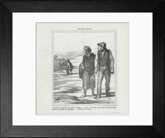 Framed Print : En v'la un qu'est un drole de corps... 1864. Creator: Honore Daumier. En v'la un qu'est un drole de corps... 1864. Creator: Honore Daumier Framed Print : En v'la un qu'est un drole de corps... 1864. Creator: Honore Daumier. En v'la un qu'est un drole de corps... 1864. Creator: Honore Daumier