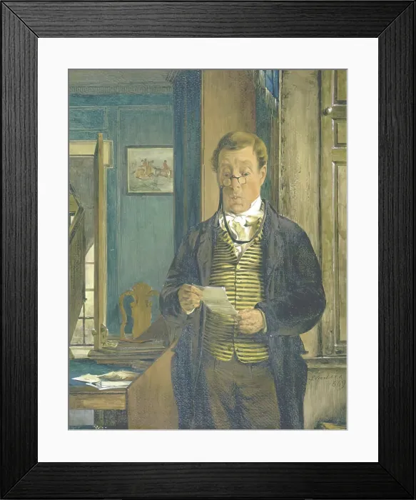 Framed Print : The Tenant's Reply, 1869. Creator: Erskine Nicol. The Tenant's Reply, 1869. Creator: Erskine Nicol Framed Print : The Tenant's Reply, 1869. Creator: Erskine Nicol. The Tenant's Reply, 1869. Creator: Erskine Nicol