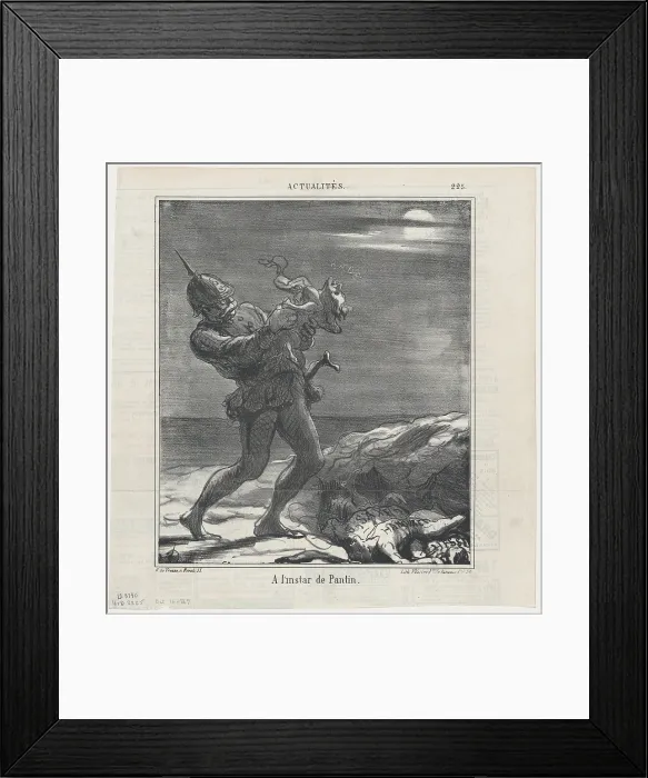 Framed Print : A l'instar de Pantin, 1869. Creator: Honore Daumier. A l'instar de Pantin, 1869. Creator: Honore Daumier Framed Print : A l'instar de Pantin, 1869. Creator: Honore Daumier. A l'instar de Pantin, 1869. Creator: Honore Daumier