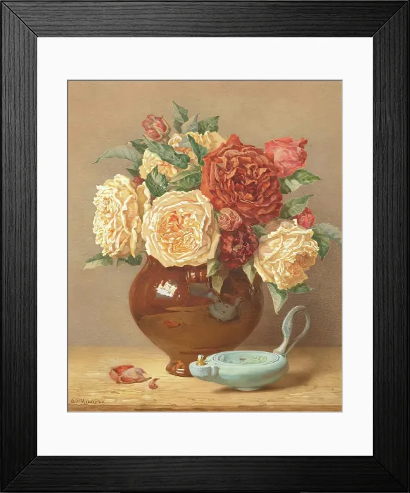 Framed Print : The Old and the New, 1900-1919. Creator: Annie Mary Youngman Framed Print : The Old and the New, 1900-1919. Creator: Annie Mary Youngman