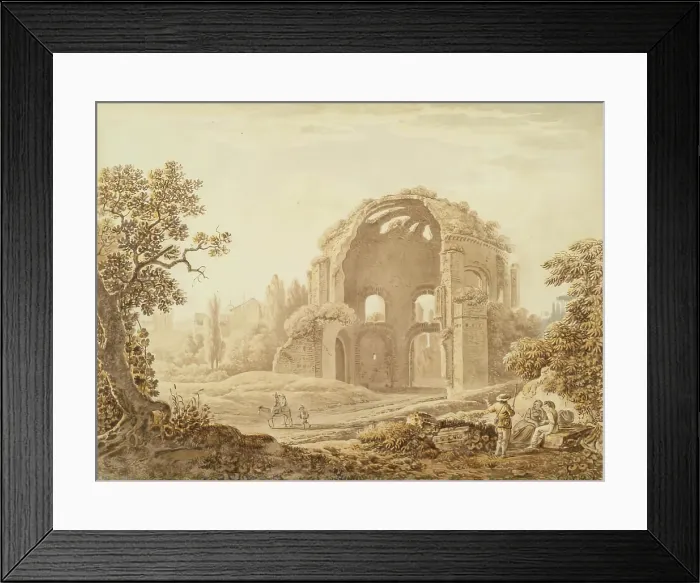 Framed Print : Temple of Minerva Medica, c1770. Creator: Jacob More Framed Print : Temple of Minerva Medica, c1770. Creator: Jacob More