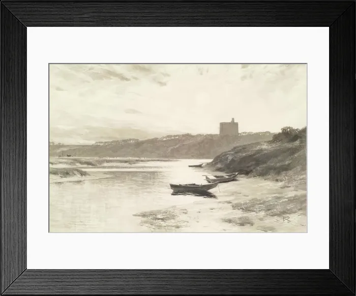 Framed Print : Norham Castle-Illustration For George Napier's 'Homes And Haunts', 1883 Framed Print : Norham Castle-Illustration For George Napier's 'Homes And Haunts', 1883