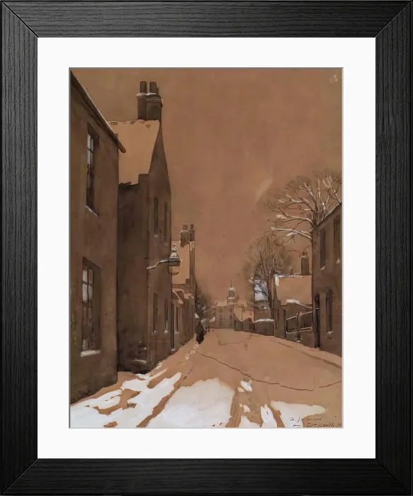 Framed Print : High Street, Old Aberdeen, 1899. Creator: William Smith