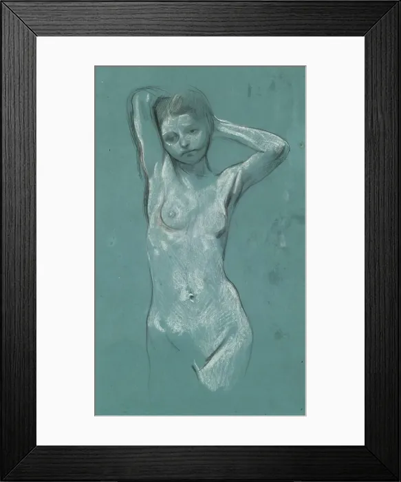 Framed Print : Study of a Young Girl. Creator: John MacAllan Swan Framed Print : Study of a Young Girl. Creator: John MacAllan Swan
