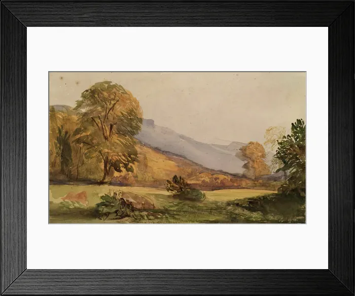 Framed Print : Landscape, c1840s. Creator: John Phillip Framed Print : Landscape, c1840s. Creator: John Phillip