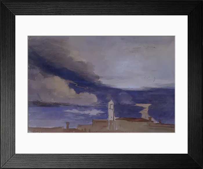 Framed Print : Venice, 1825. Creator: James William Giles Framed Print : Venice, 1825. Creator: James William Giles