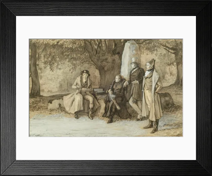Framed Print : The Duel (from St Ronans Well), 1875-1899. Creator: Robert Macbeth Walker Framed Print : The Duel (from St Ronans Well), 1875-1899. Creator: Robert Macbeth Walker