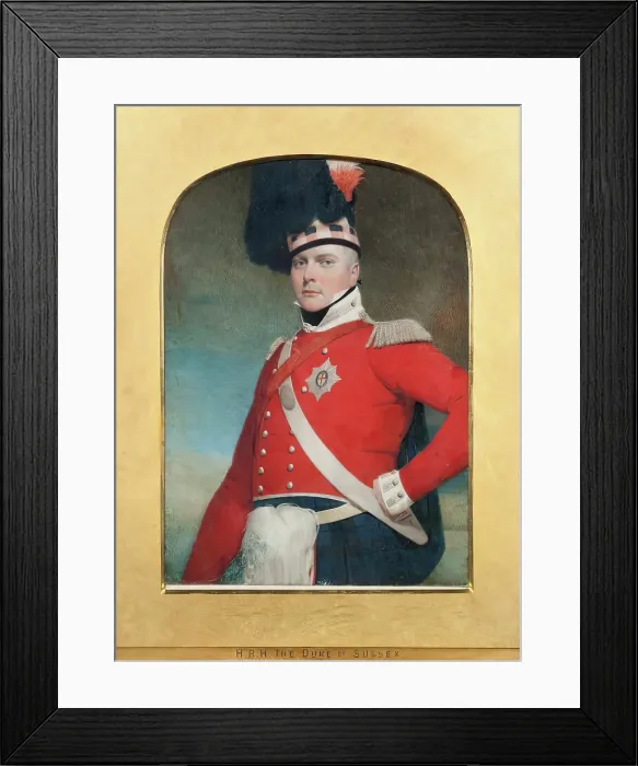 Framed Print : Duke of Sussex, 1807. Creator: Andrew Robertson Framed Print : Duke of Sussex, 1807. Creator: Andrew Robertson