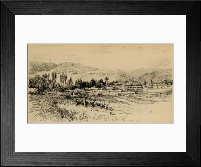 Framed Print : San Fernando Valley, California, 1900-1924. Creator: Wilson Eugene Silsby Framed Print : San Fernando Valley, California, 1900-1924. Creator: Wilson Eugene Silsby