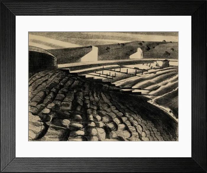 Framed Print : Dymchurch - The Strange Coast, 1920. Creator: Paul Nash Framed Print : Dymchurch - The Strange Coast, 1920. Creator: Paul Nash