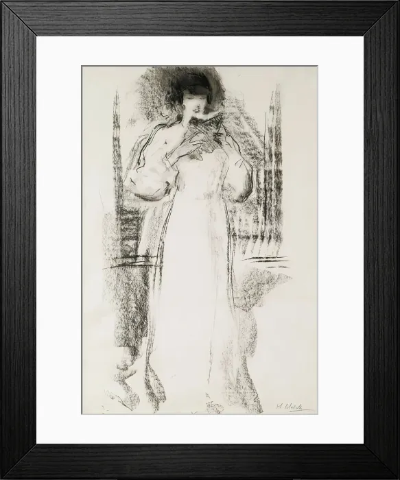 Framed Print : Female Figure, c1903-1937. Creator: Francis Campbell Bolleau Cadell Framed Print : Female Figure, c1903-1937. Creator: Francis Campbell Bolleau Cadell