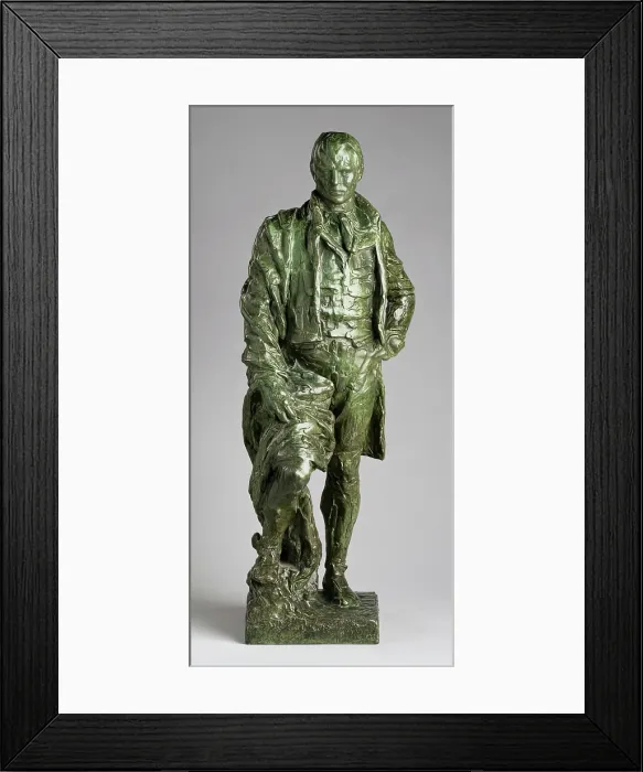Framed Print : Robert Burns, 1895. Creator: James Pittendrigh MacGillivray Framed Print : Robert Burns, 1895. Creator: James Pittendrigh MacGillivray