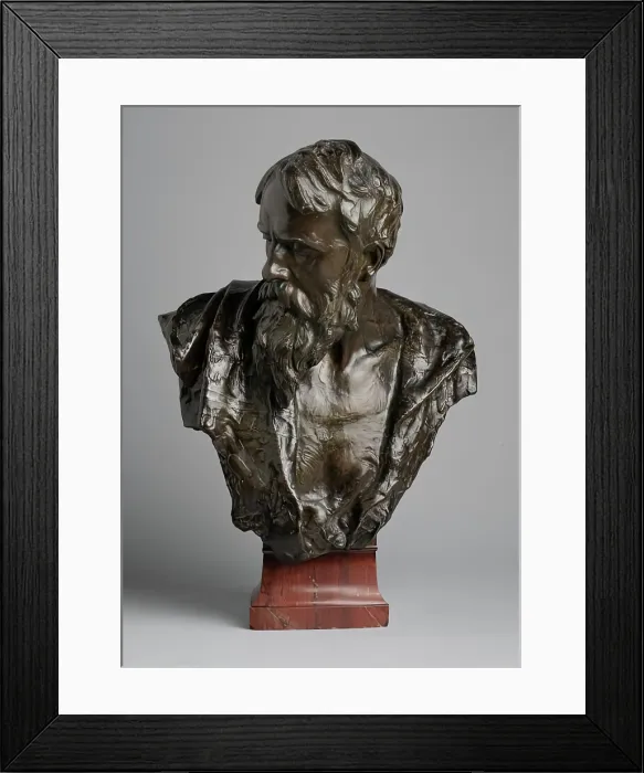 Framed Print : Sir George Reid PRSA, 1894. Creator: James Pittendrigh MacGillivray Framed Print : Sir George Reid PRSA, 1894. Creator: James Pittendrigh MacGillivray