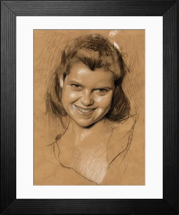 Framed Print : Prudence. Creator: Leandro Ramon Garrido Framed Print : Prudence. Creator: Leandro Ramon Garrido
