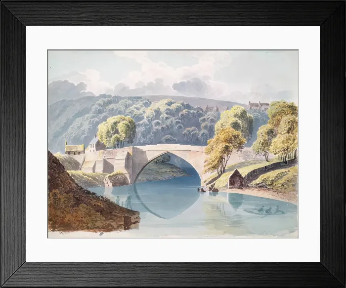 Framed Print : Brig O Balgownie, 1827-1829. Creator: Alexander Seton. Brig O Balgownie, 1827-1829. Creator: Alexander Seton Framed Print : Brig O Balgownie, 1827-1829. Creator: Alexander Seton. Brig O Balgownie, 1827-1829. Creator: Alexander Seton
