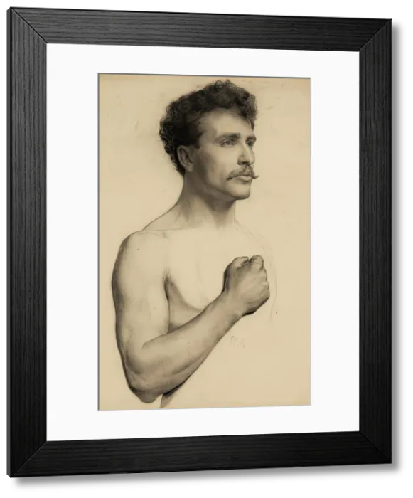 Framed Print : Life Study, c1890s. Creator: Robert Brough Framed Print : Life Study, c1890s. Creator: Robert Brough