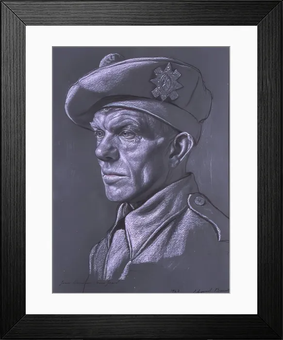 Framed Print : James Davidson, Home Guard, 1942. Creator: Edward Baird Framed Print : James Davidson, Home Guard, 1942. Creator: Edward Baird