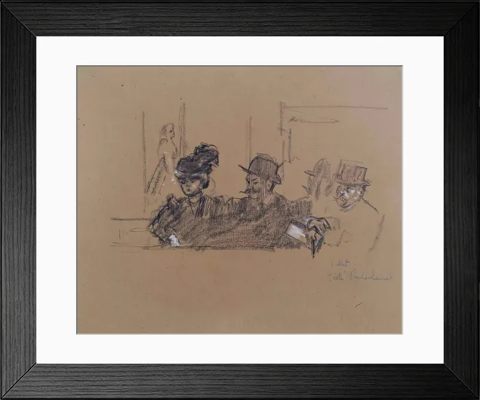 Framed Print : La Gaiete Rochechouart, c1890. Creator: Walter Richard Sickert Framed Print : La Gaiete Rochechouart, c1890. Creator: Walter Richard Sickert