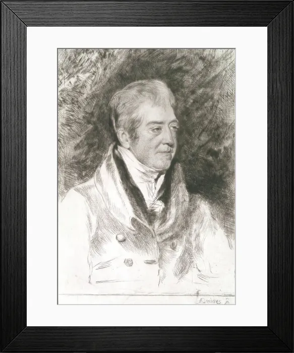 Framed Print : Self Portrait of Alexander Nasmyth, (c1780s), c1820s. Creator: Andrew Geddes Framed Print : Self Portrait of Alexander Nasmyth, (c1780s), c1820s. Creator: Andrew Geddes