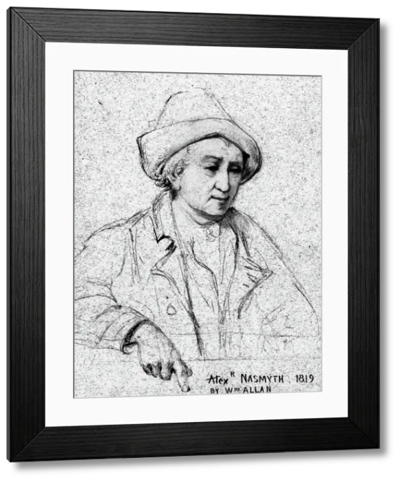 Framed Print : Alexander Nasmyth - Study for The Celebration of the Birthday of James Hogg, 1819. Creator: William Allan Framed Print : Alexander Nasmyth - Study for The Celebration of the Birthday of James Hogg, 1819. Creator: William Allan