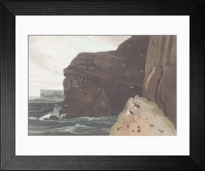 Framed Print : The Cormorant's Cave, Staffa. Creator: William Daniell. The Cormorant's Cave, Staffa. Creator: William Daniell Framed Print : The Cormorant's Cave, Staffa. Creator: William Daniell. The Cormorant's Cave, Staffa. Creator: William Daniell