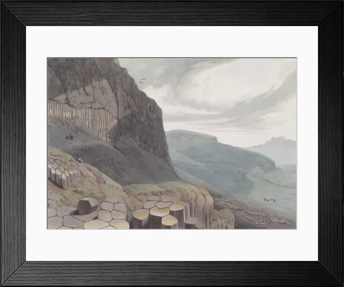 Framed Print : Little Bueskneal, Nr Talisker, Skye. Creator: William Daniell Framed Print : Little Bueskneal, Nr Talisker, Skye. Creator: William Daniell