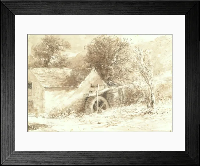 Framed Print : Landscape, c1844. Creator: David Cox the Elder Framed Print : Landscape, c1844. Creator: David Cox the Elder