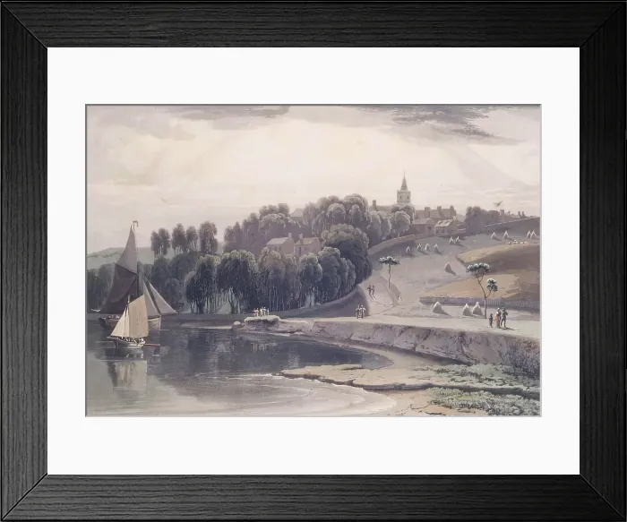 Framed Print : Wigtown, Galloway. Creator: William Daniell Framed Print : Wigtown, Galloway. Creator: William Daniell