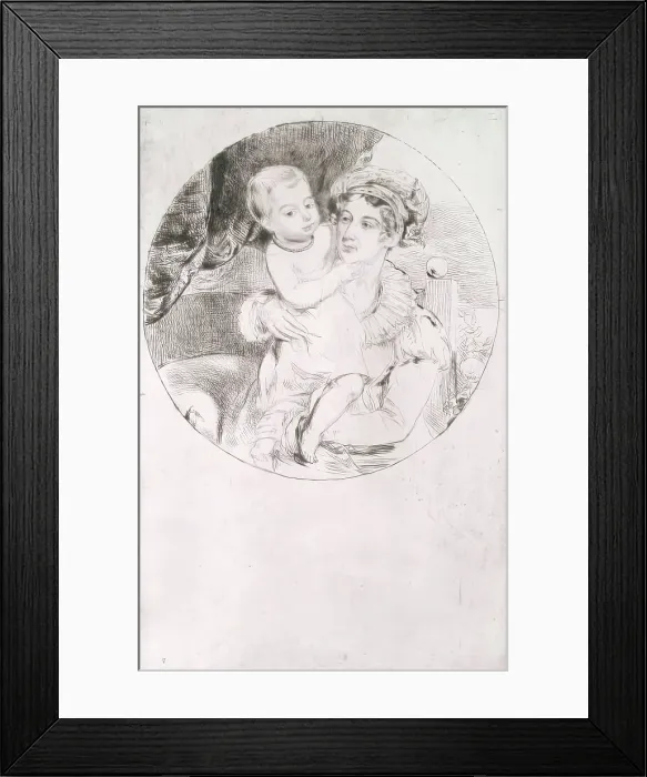 Framed Print : Lady Henrietta Drummond (1783-1854) and her Child, 1826. Creator: Andrew Geddes Framed Print : Lady Henrietta Drummond (1783-1854) and her Child, 1826. Creator: Andrew Geddes