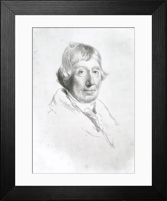 Framed Print : George Chalmers, 1812. Creator: Andrew Geddes Framed Print : George Chalmers, 1812. Creator: Andrew Geddes