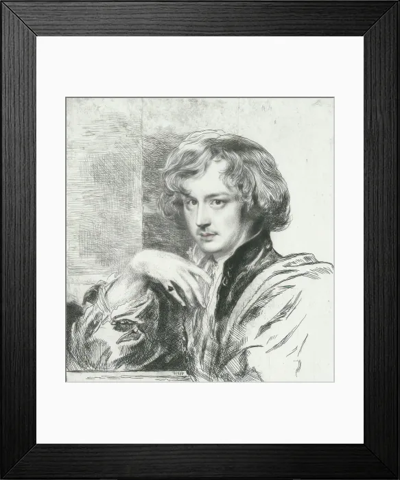 Framed Print : Self Portrait, (c1620), c1820s. Creator: Andrew Geddes Framed Print : Self Portrait, (c1620), c1820s. Creator: Andrew Geddes
