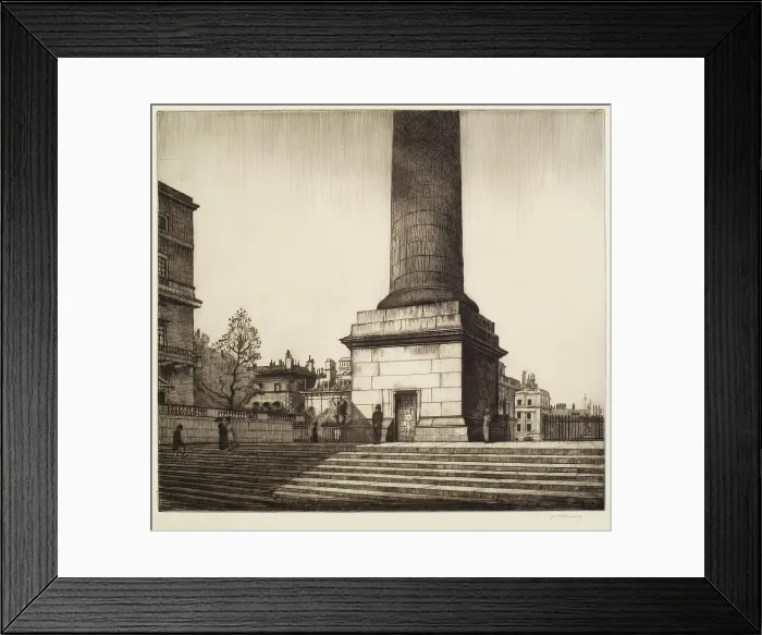Framed Print : The Column, 1912. Creator: William Strang Framed Print : The Column, 1912. Creator: William Strang
