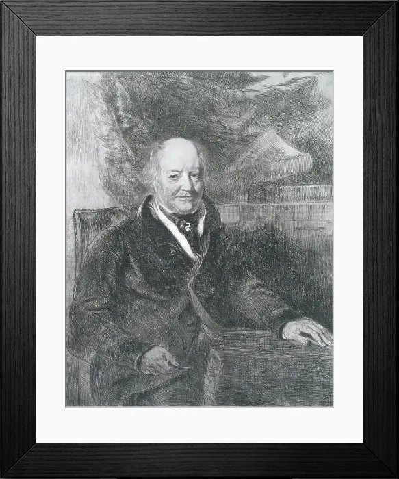 Framed Print : Colonel Molesworth Phillips, 1826. Creator: Andrew Geddes Framed Print : Colonel Molesworth Phillips, 1826. Creator: Andrew Geddes