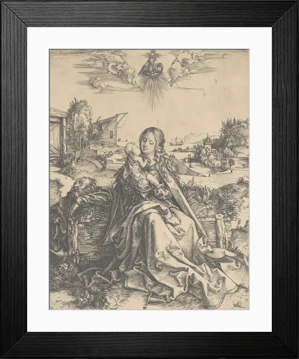 Framed Print : The Holy Family. Creator: Albrecht Durer Framed Print : The Holy Family. Creator: Albrecht Durer