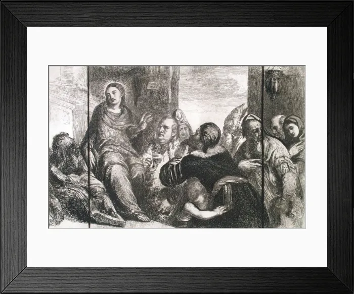 Framed Print : Christ Disputing with the Doctors in the Temple, c1821. Creator: Andrew Geddes Framed Print : Christ Disputing with the Doctors in the Temple, c1821. Creator: Andrew Geddes
