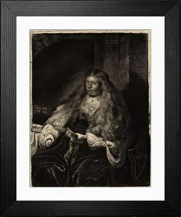 Framed Print : The Jewish Bride, 1650-1674. Creator: Unknown Framed Print : The Jewish Bride, 1650-1674. Creator: Unknown