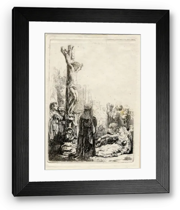 Framed Print : The Crucufixion, c1635. Creator: Unknown Framed Print : The Crucufixion, c1635. Creator: Unknown