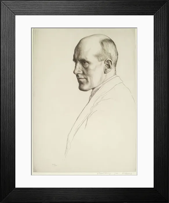 Framed Print : James Craig Annan, 1916. Creator: William Strang Framed Print : James Craig Annan, 1916. Creator: William Strang