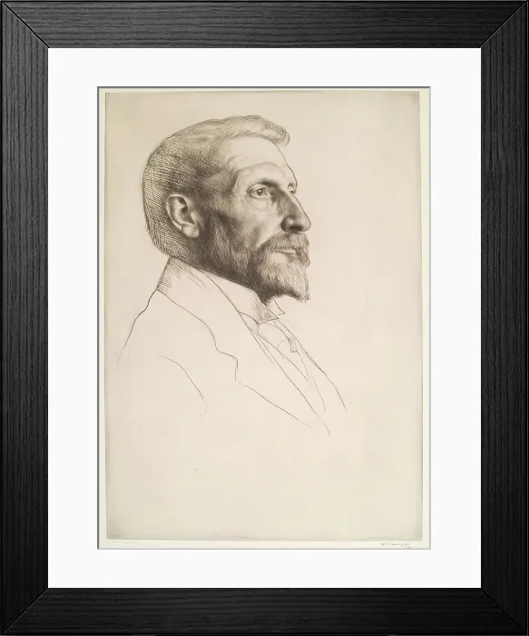 Framed Print : Henry Rider Haggard, c1911. Creator: William Strang Framed Print : Henry Rider Haggard, c1911. Creator: William Strang