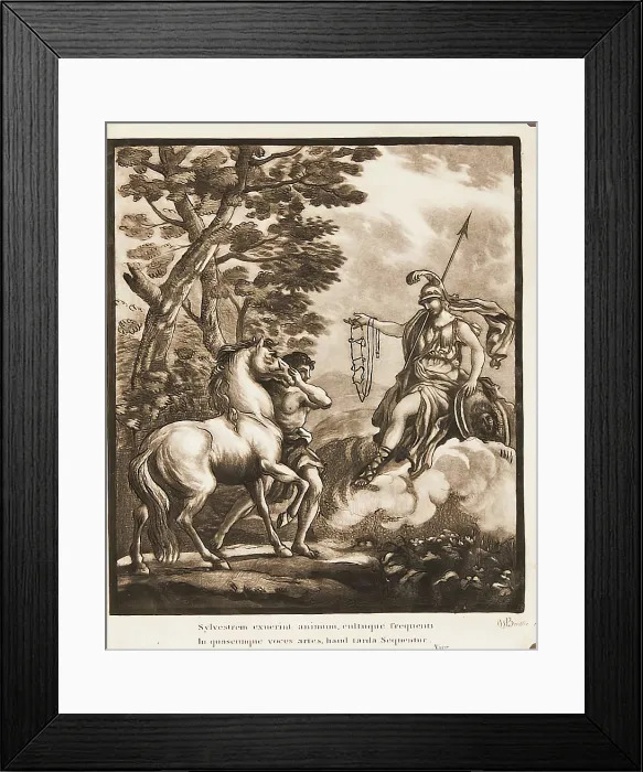 Framed Print : Classical Subject, c1750s. Creator: William Baillie Framed Print : Classical Subject, c1750s. Creator: William Baillie