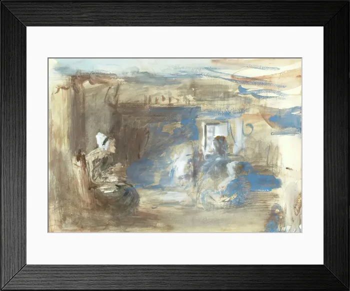 Framed Print : Study for 'The Legend', 1864-1878. Creator: George Paul Chalmers Framed Print : Study for 'The Legend', 1864-1878. Creator: George Paul Chalmers