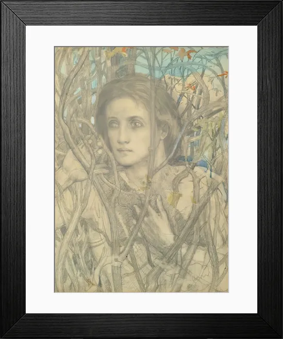 Framed Print : Study for 'Alastor'. Creator: George Wilson Framed Print : Study for 'Alastor'. Creator: George Wilson