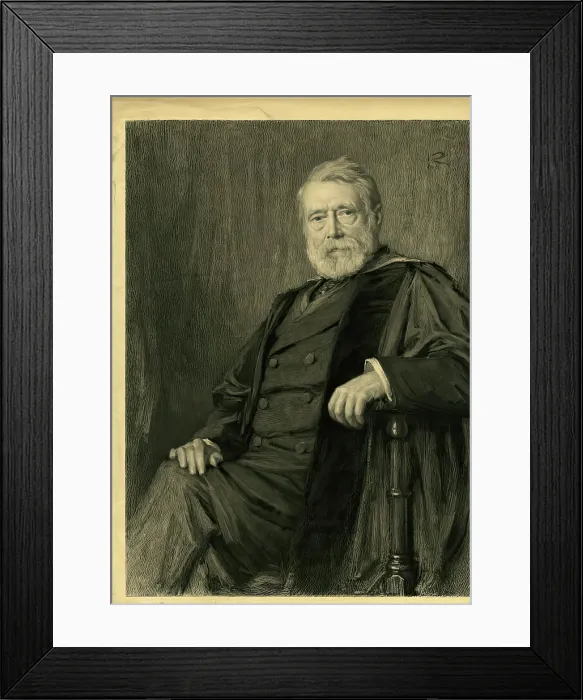 Framed Print : Portrait of Professor Masson. Creator: Frederick Huth Framed Print : Portrait of Professor Masson. Creator: Frederick Huth