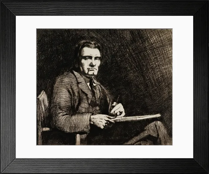 Framed Print : James McBey Lld, 1925-1949. Creator: Ernest Stephen Lumsden Framed Print : James McBey Lld, 1925-1949. Creator: Ernest Stephen Lumsden