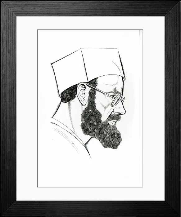 Framed Print : Self Portrait, 1927. Creator: Eric Gill Framed Print : Self Portrait, 1927. Creator: Eric Gill