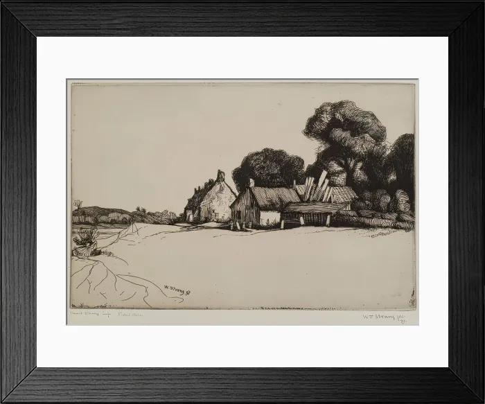 Framed Print : Kilcreggan, 1897. Creator: William Strang Framed Print : Kilcreggan, 1897. Creator: William Strang