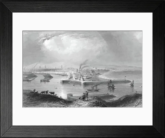 Framed Print : Aberdeen, 1840. Creator: Unknown Framed Print : Aberdeen, 1840. Creator: Unknown