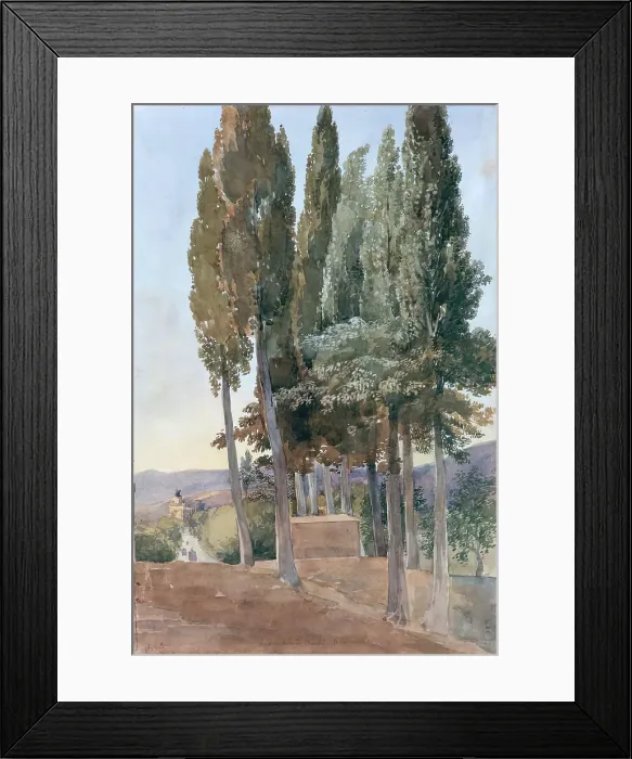 Framed Print : Near Porta Pinti, Florence, 1824. Creator: James William Giles Framed Print : Near Porta Pinti, Florence, 1824. Creator: James William Giles