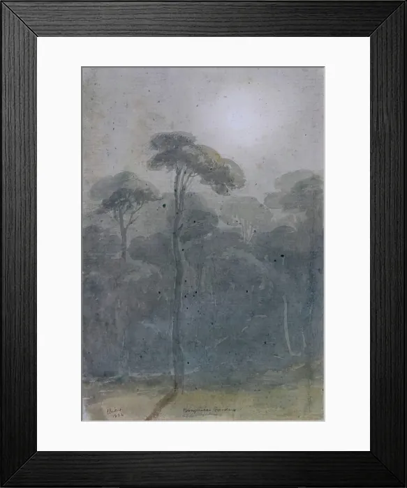 Framed Print : Borghese Gardens, 1825. Creator: James William Giles Framed Print : Borghese Gardens, 1825. Creator: James William Giles